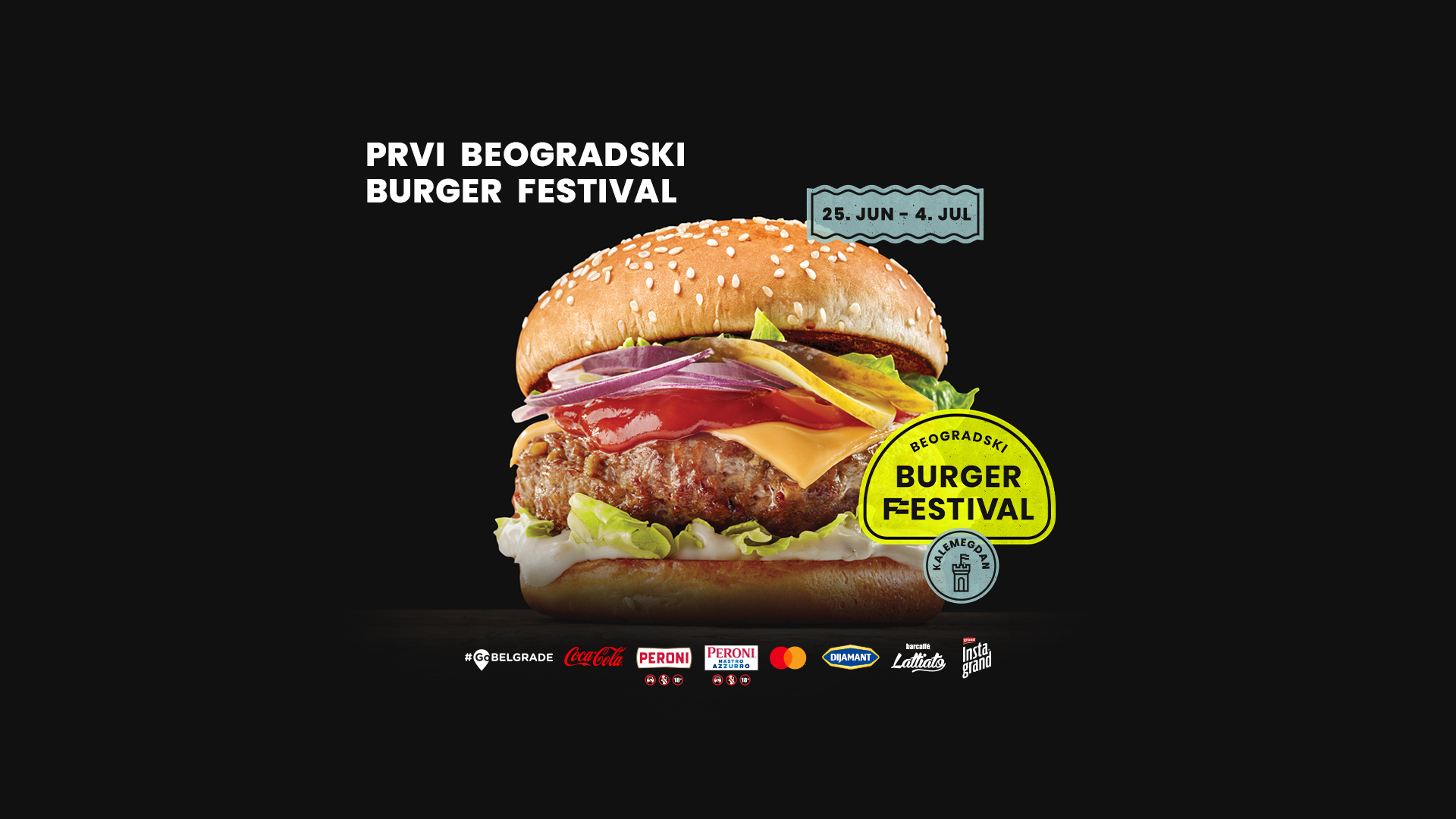 The First Burger Festival in Belgrade Beogradska Tvrdjava